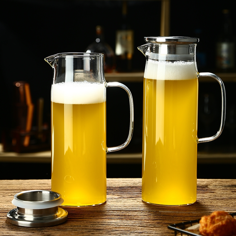 符象精酿啤酒扎啤壶玻璃凉冷水壶餐厅ktv酒吧饮花茶壶料壶扎壶