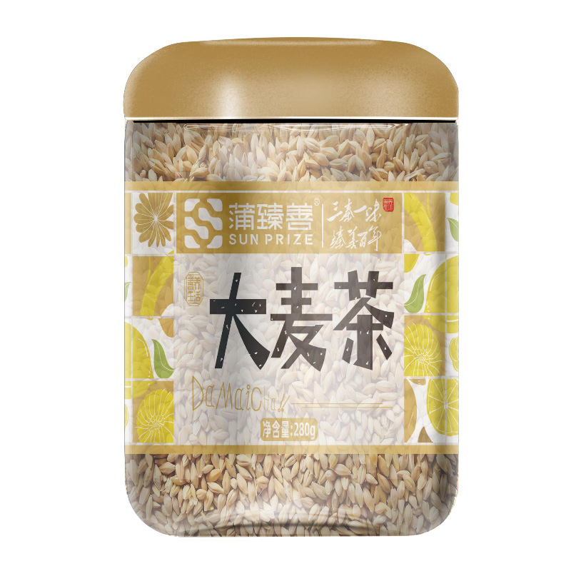 蒲臻善大麦茶谷物精工炒制而成麦香浓郁日常冲泡饮用温润适口280g