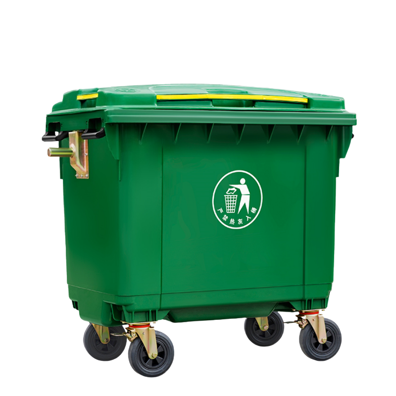 铭思达户外垃圾桶660L带轮个高清大图