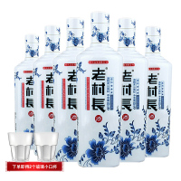 6瓶装 42度老村长柔和三星白酒500mL*6瓶 浓香型白酒 纯粮酿造