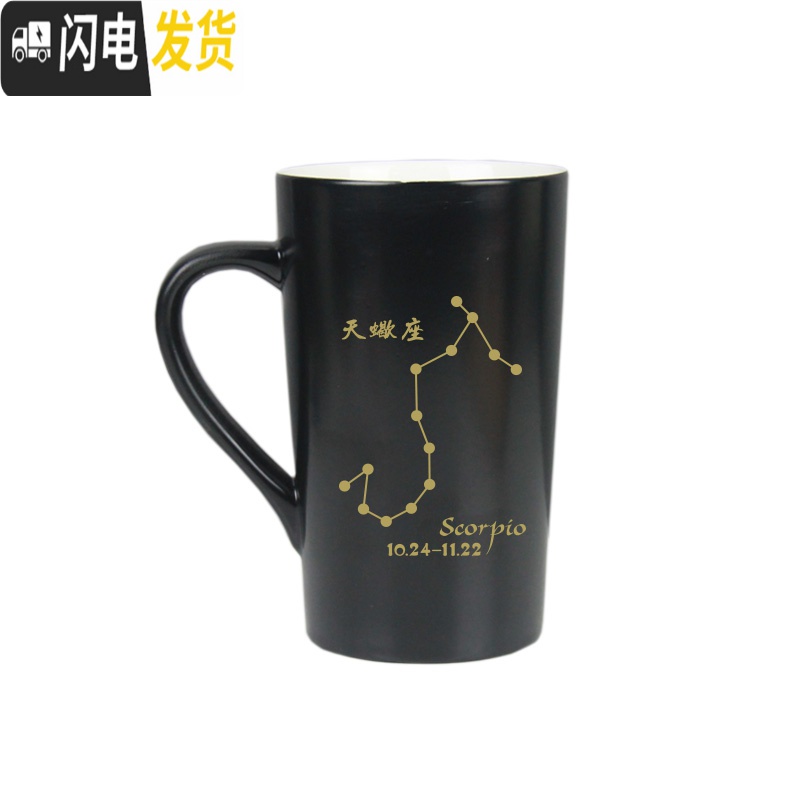 三维工匠十二星座加热变色杯创意DIY定制做马克水杯子印相片字情侣杯_216高清大图