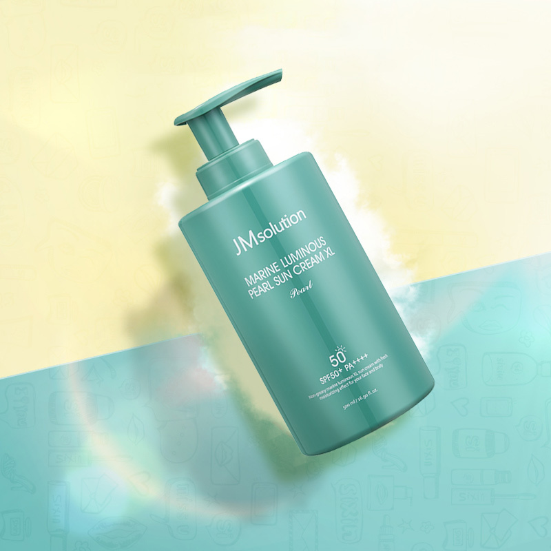 JMsolution青光海洋珍珠防晒霜大容量(珍珠版)SPF50+ / PA++++ 500ml/瓶