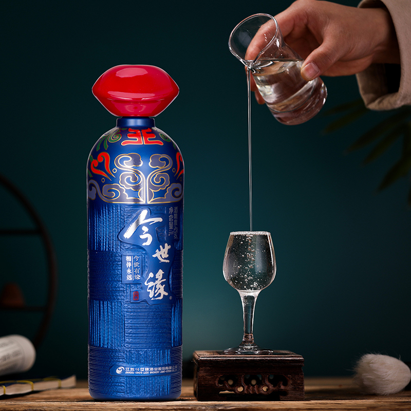 今世缘白酒 42度1L鸿运当头 幽雅醇厚型/浓香型 42度 1000mL 6瓶 整箱装高清大图