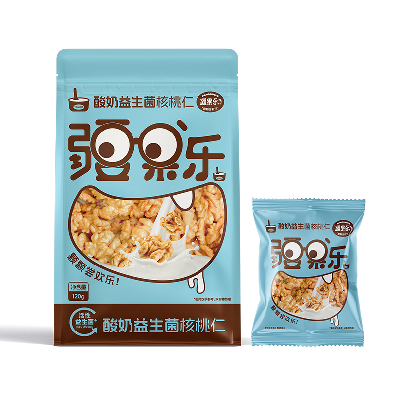 疆果乐酸奶益生菌核桃仁120g