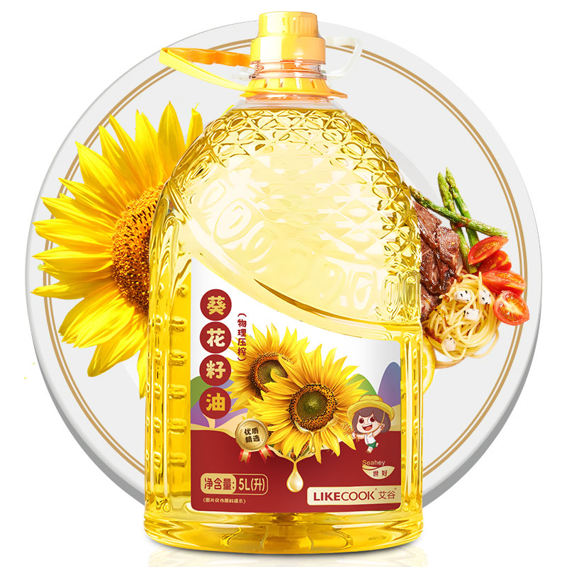 艾谷葵花籽油5L高清大图