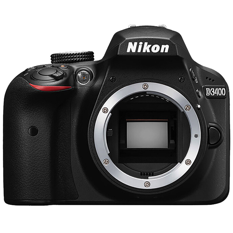 尼康(Nikon) D3400 单机身 不含镜头 约2,416万 11个对焦点 数码单反相机