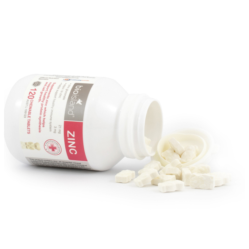 Bio Island 锌片120粒+婴儿DHA60粒+乳钙90粒 营养组合