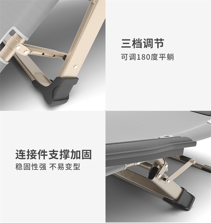 易企采 178*60CM床折叠床折叠床单人床家用简易午休床多功能躺椅办公室成人午睡行军床高清大图