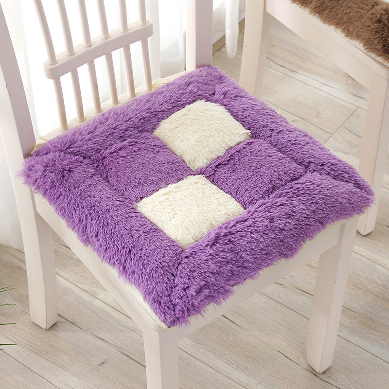加厚椅子凳子垫子坐垫地上毛绒屁垫办公室久坐座垫