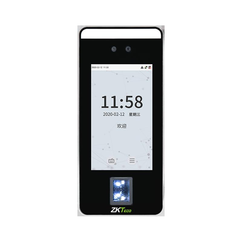 ZKTeco熵基科技股份有限公司xface600人脸识别考勤机指纹面部门禁一体打卡机员工上班签到机可见光动态识别