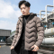 YUANSU2020新款男士棉衣短款连帽冬衣棉服外套冬季袄子冬装棉袄帅气衣服棉衣