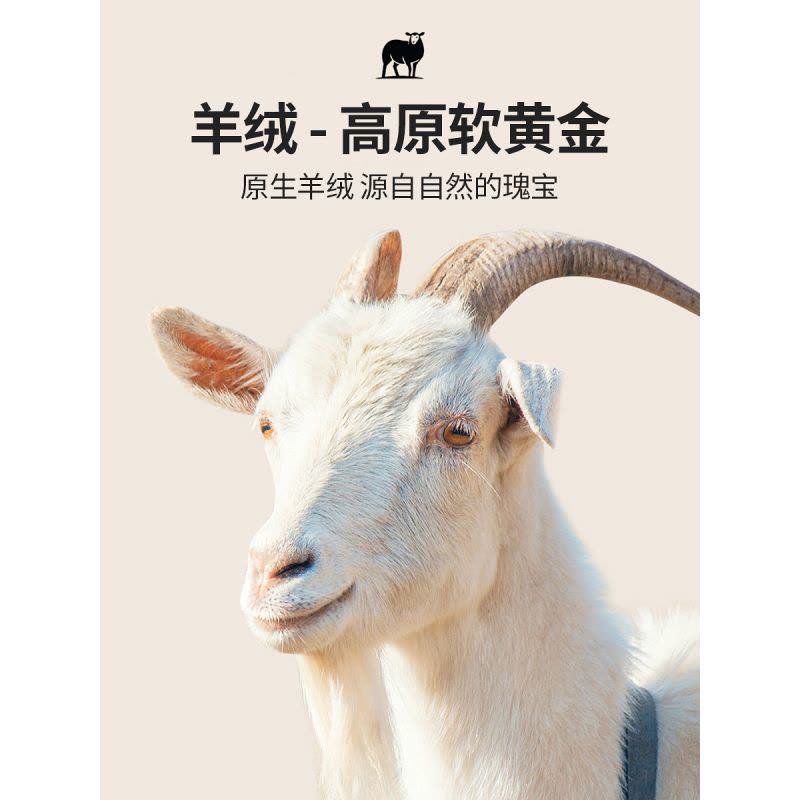 恒源祥山羊绒格子围巾男士秋冬高级感礼盒送长辈爸爸冬季保暖围脖图片