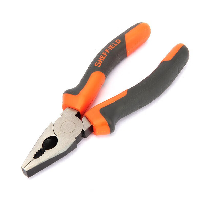 钢盾(SHEFFIELD) S045003 双色柄钢丝钳8【家用】