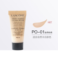 LANCOME兰蔻新持妆轻透粉底液PO-01[适合自然冷白肤色]5ml 旅行试用装 正品中样 持久保湿 轻薄自然遮瑕