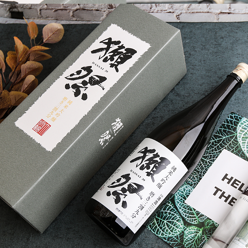 【酒庄直通】獭祭清酒 日本原瓶原装进口清酒 米酒 纯米大吟酿清酒 獭祭39/三割九分 1800ml*1