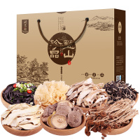 [润之禧_野山珍品年货礼盒]多口味菌菇蕨根粉组合礼盒装800g过年送礼团购福利