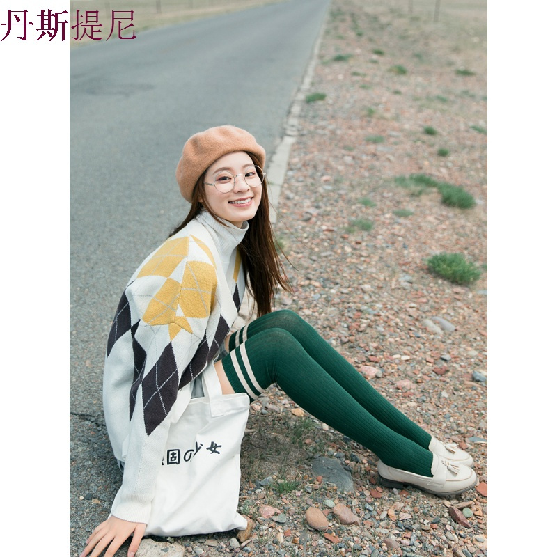 长筒袜女韩国过膝袜日系学院风高筒袜长袜子夏薄款学生长腿大腿袜