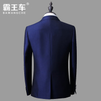 霸王车BAWANGCHE西服西装新款男单西上衣职业修身正装新郎结婚礼服男商务休闲小西服
