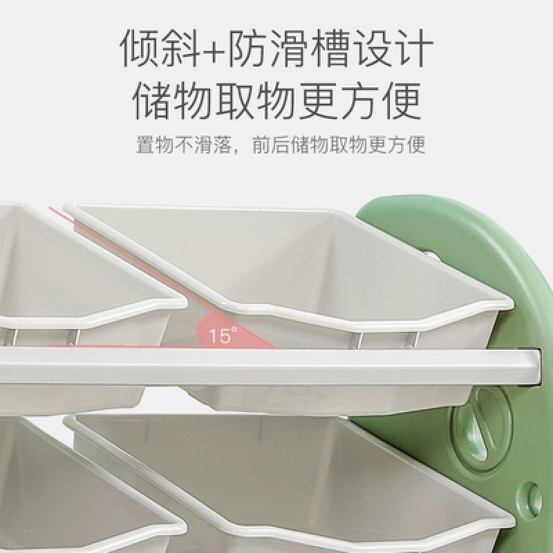 儿童玩具收纳架子置物架书架多层整理柜幼儿园宝宝书架大容量家用收纳柜 三维工匠高清大图