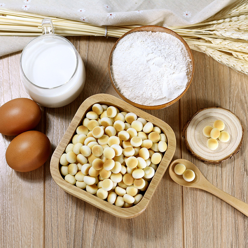方广 宝宝零食 饼干 奶豆 溶豆 菓精灵小馒头(牛奶味)15g/袋装高清大图