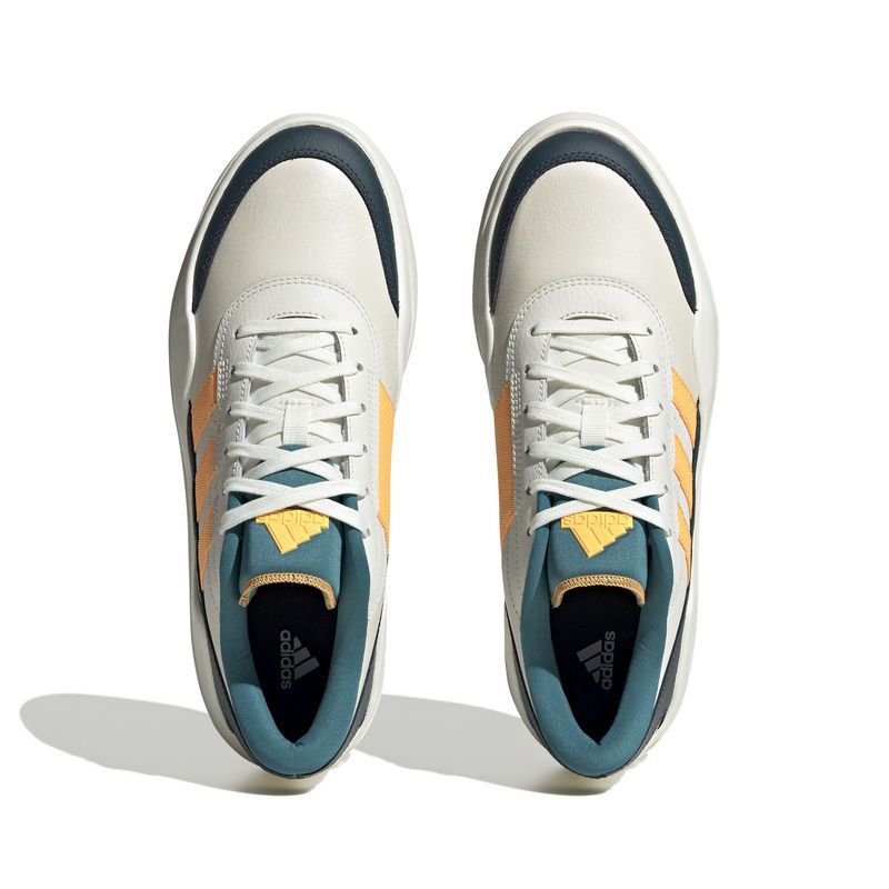 adidasosade舒适轻便百搭低帮生活休闲鞋男款白蓝橙ig7320