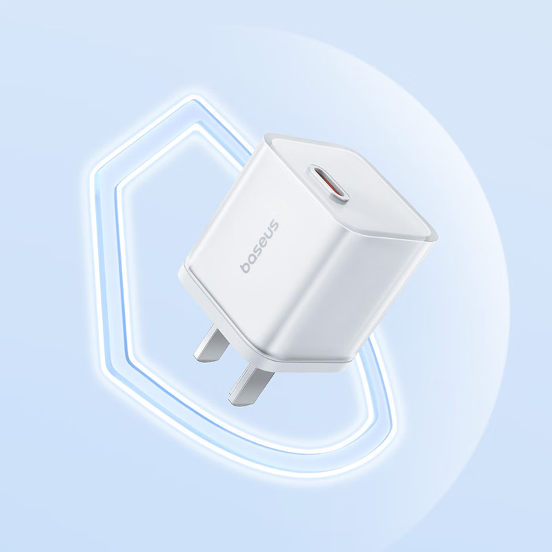 倍思小酷苹果15充电器20W氮化镓快充充电头兼容PD27W/20W 适用iPhone15ProMax/14/13/白色高清大图