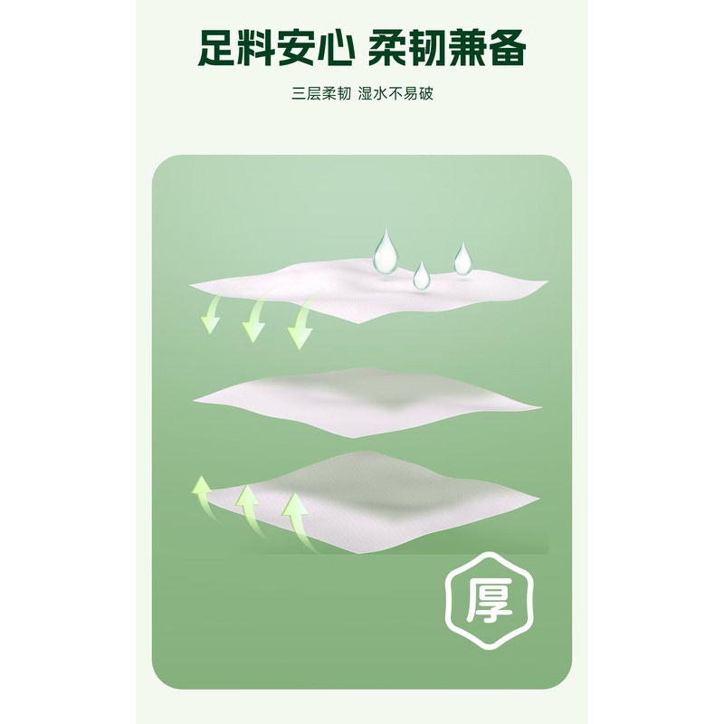 心相印 商务墨绿三层压花悬挂 抽取式面巾纸(1提)不含挂钩 DTD320(单提)高清大图