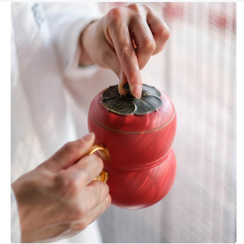 万仟堂高档办公杯茶杯带盖创意马克杯礼物送女友事茶杯水杯事事如意高清大图
