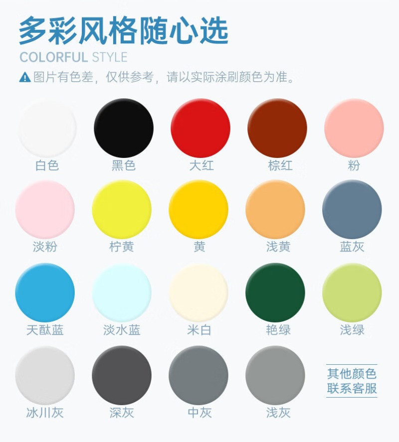 千居美 水性地坪漆 水泥地面漆耐磨室内外耐候防水防滑油漆非自流平环氧地平漆 冰川灰100㎡套装(底+面+清)高清大图