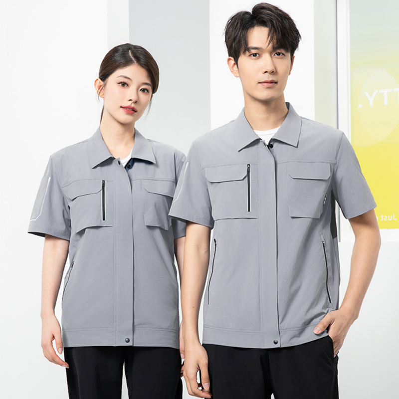 天鸣 速干508#工作服 可定制 S-5XL 套高清大图