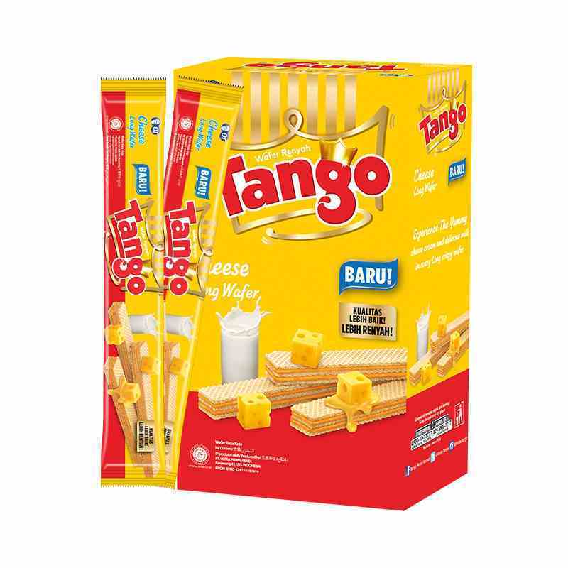 印尼进口 奥朗探戈(Tango)奶酪威化饼干 160g