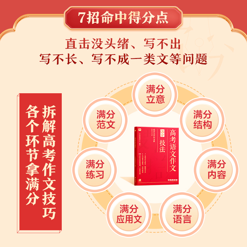 奇哥推荐·高考满分作文[公式] 高中通用 [正版]奇哥第二本新书高考满分作文公式学而思智能教辅学过石油的语文老师写作素材高清大图