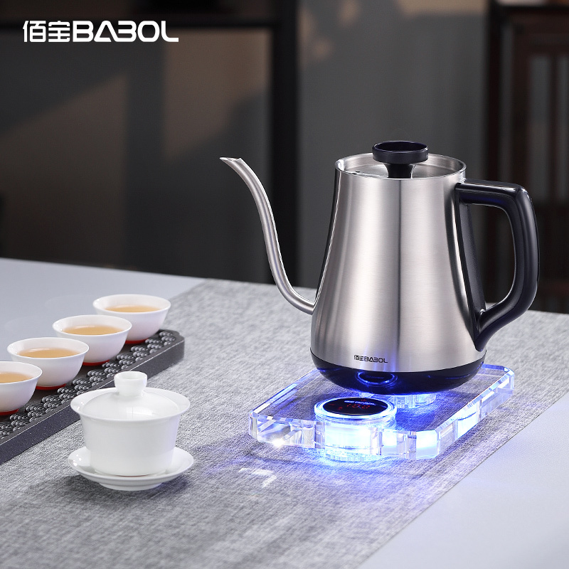 Babol/佰宝DCH-803电子茶炉恒温电热烧水壶家用自动断电办公室煮茶不锈钢国产温控器底盘加热