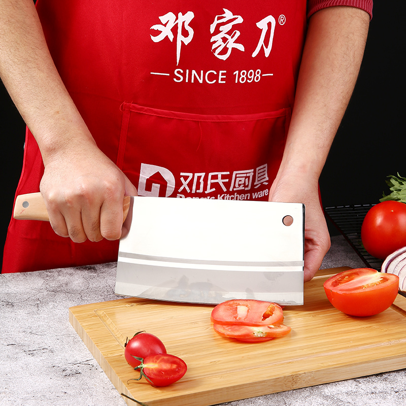 邓家刀 锻打切片刀 JB-6036 家用菜刀持久锋利手工开刃 锻打工艺