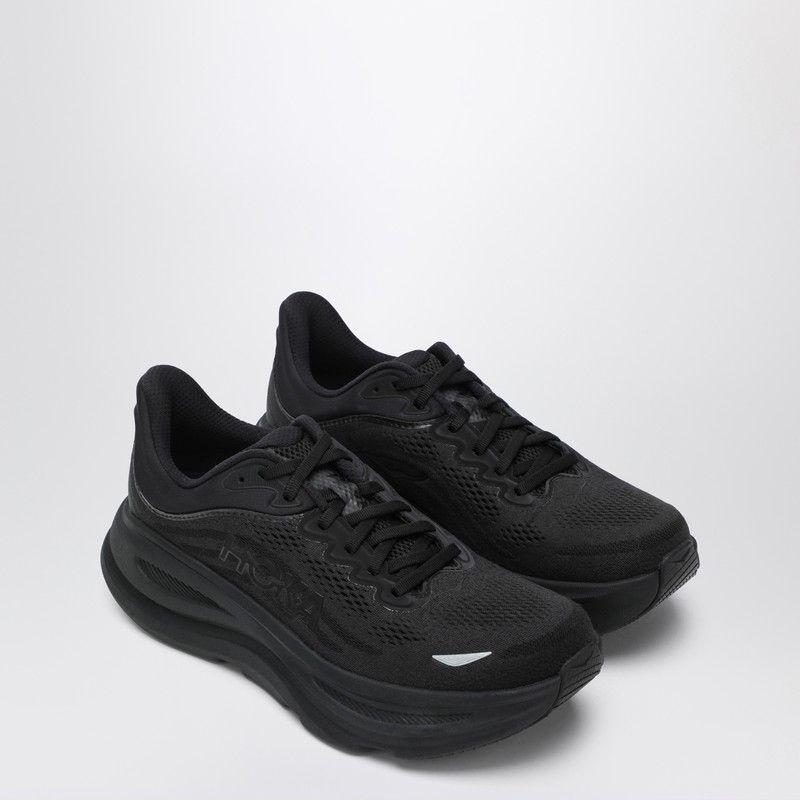 Hoka One One男越野跑鞋缓震运动鞋BONDI 9透气户外鞋越野跑步 BLACK 44.5