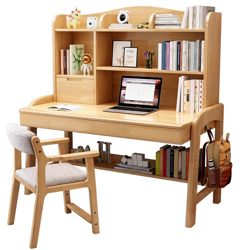 河洛伟业学习桌80cm套高清大图