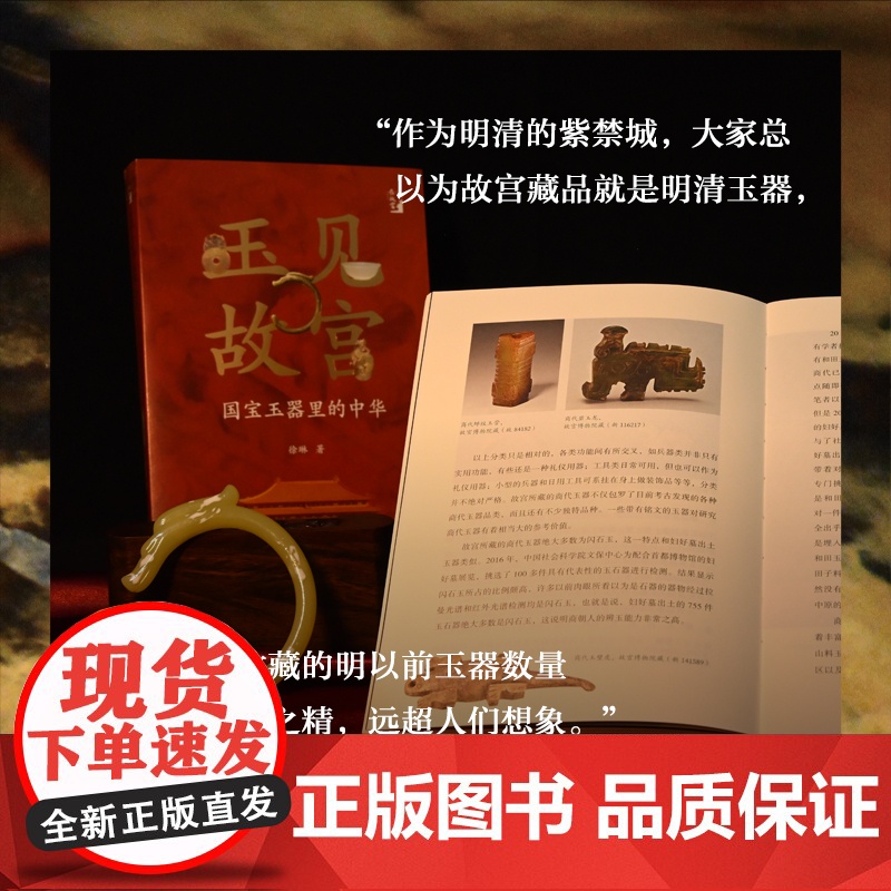 [在故宫]玉见故宫:国宝玉器里的中华 故宫博物院玉文化研究所所长徐琳撰写 探寻中华文明文物玉器百张精美图片 译林出版社正高清大图