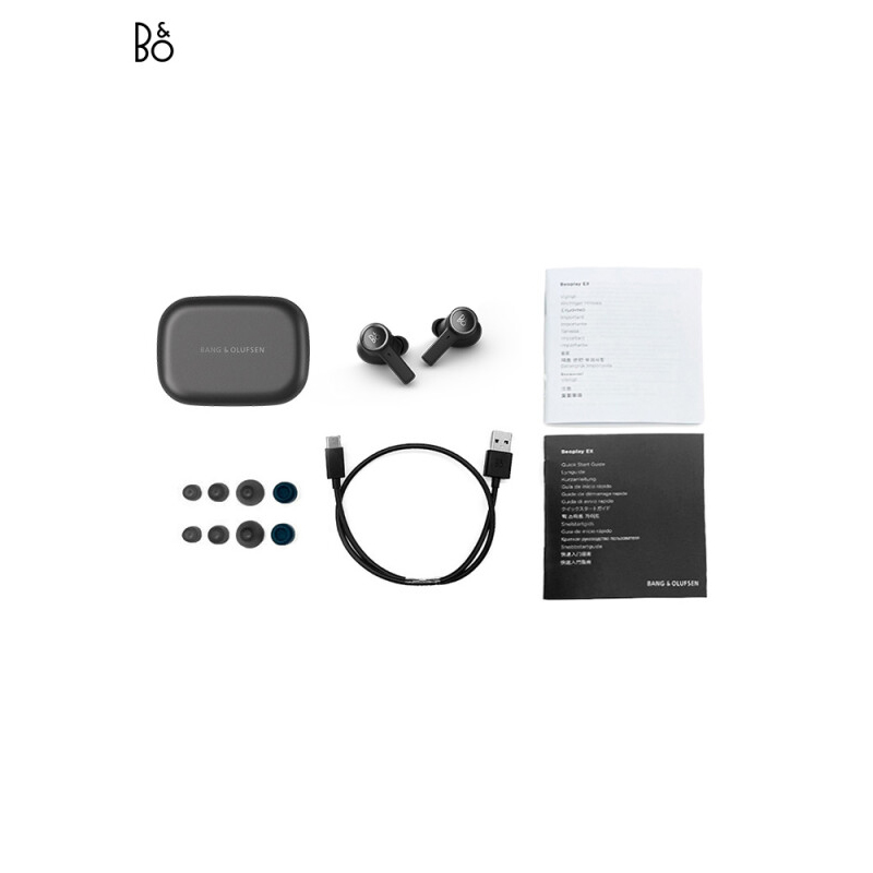Bang&Olufsen(B&O) 主动降噪真无线蓝牙耳机 无线充电 张艺兴同款耳机 Black Anthracite高清大图