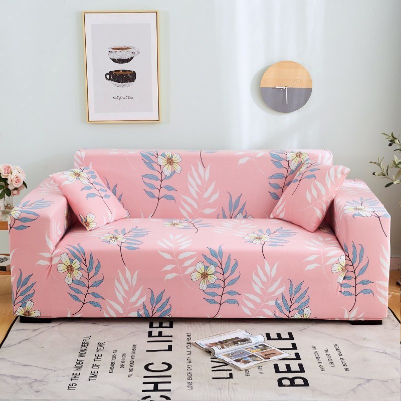 沙发套懒人简约沙发套罩四季通用全包卐能套罩全盖布 秘密树叶【送抱枕套】 XL码(沙发长235~300cm适用于四人沙发)