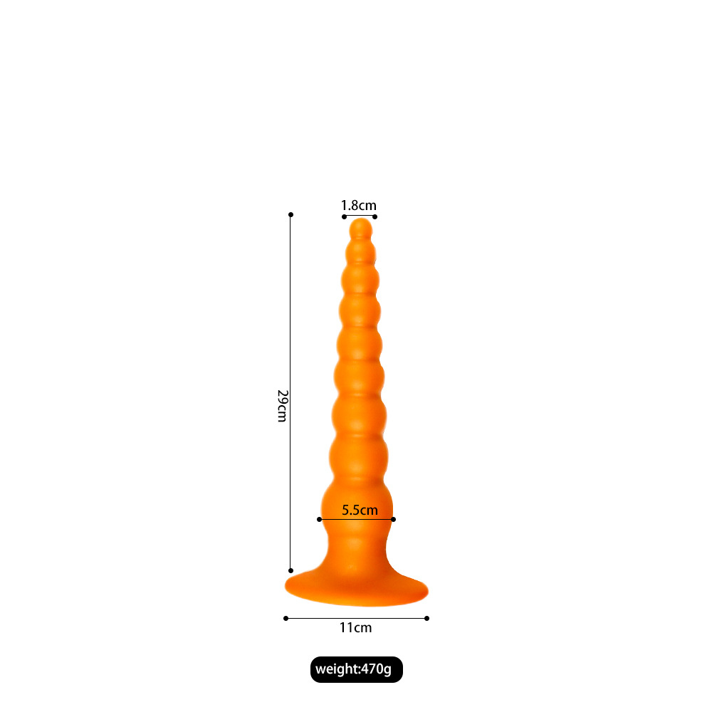 虎鞭中号 久爱成人用品后庭肛塞硅胶阳具扩肛Gay情趣自慰wish跨境成人情趣用品