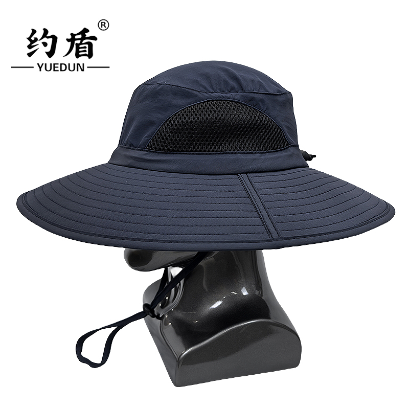 约盾 遮阳圆边防晒工作帽 TM991/顶高清大图