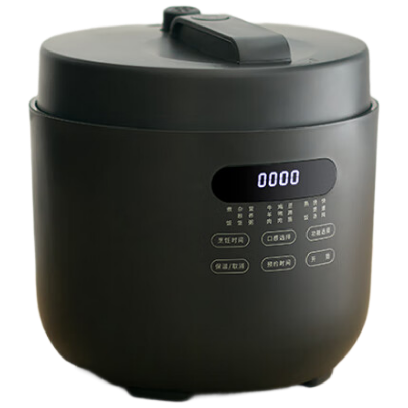 歐萊克 OLK-501D(5L压力锅-岩黑双胆DYLG00507) 电压力锅 家用旋钮智能触控高压锅电饭锅快煮智能预约