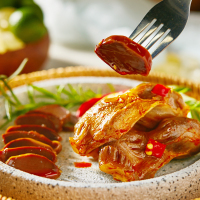 来伊份 黑丫鸭肫125g/袋 即食独立熟食真空包装鸭胗零食小吃休闲食品苏宁超市自营零食