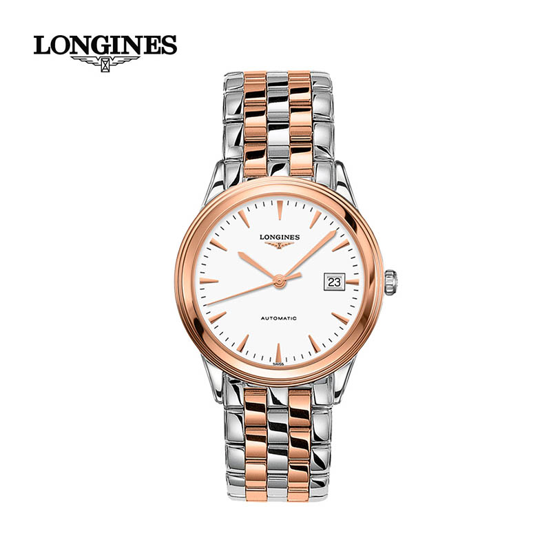 LONGINES浪琴 军旗系列 钢带自动机械男表L4.874.3.92.7