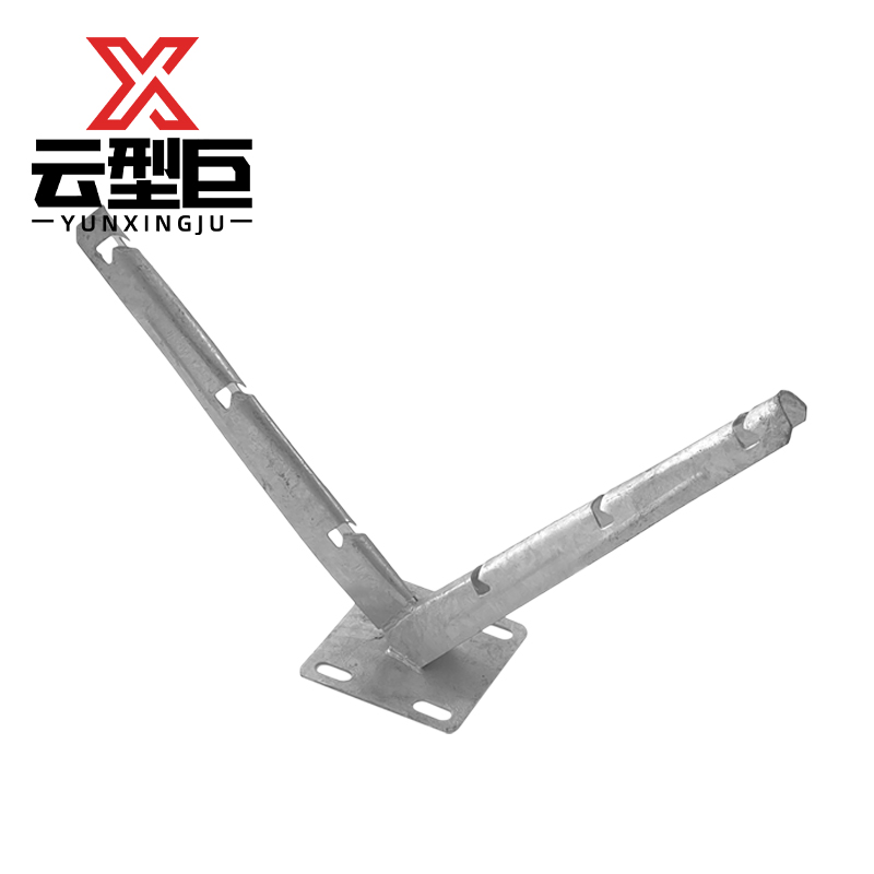 云型巨 刺丝滚笼支架 防盗刺滚笼刺防盗网支架 V字 单位:个高清大图