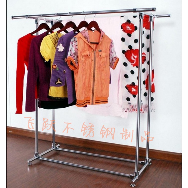 加厚不锈钢单杆落地衣架晾衣杆嗮衣架卧室挂衣架简易衣架定制衣架衣架 三维工匠 合金滚轮一套4个,不包括架子高清大图