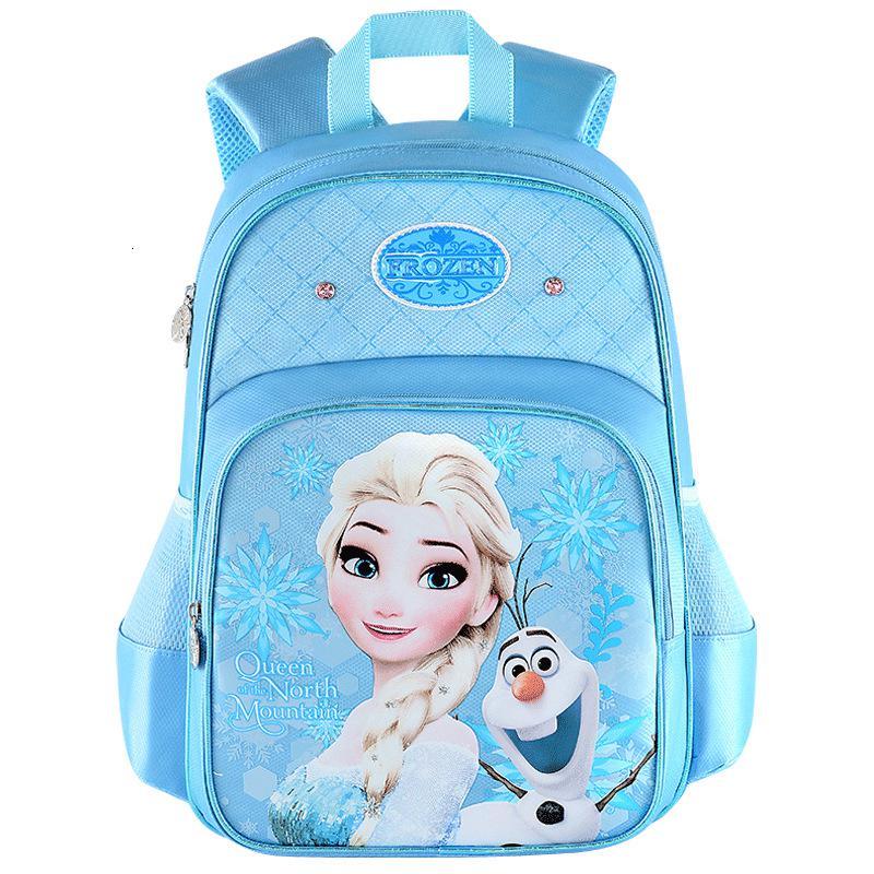 迪士尼2019新款冰雪奇缘书包艾莎公主小学生13年级女童轻便护脊4