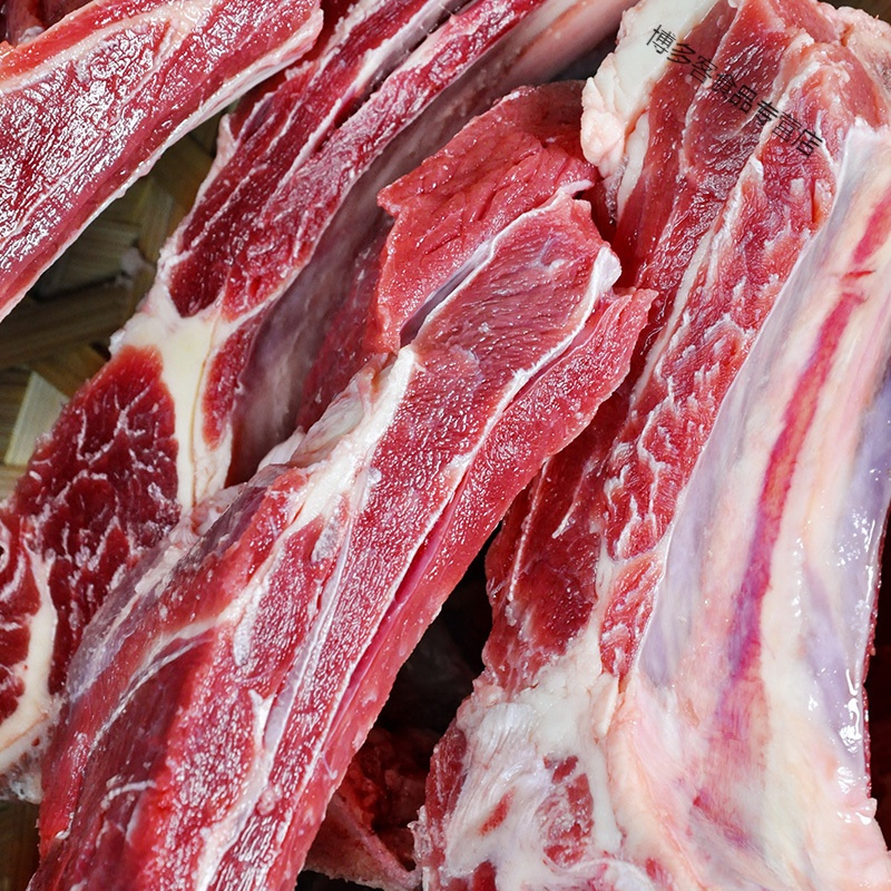 煲汤牛排骨新鲜带肉牛骨头牛肋骨牛肋排商用整箱牛肋眼骨牛脊骨 3斤