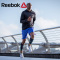 锐步Reebok运动腿套男压缩保护套保暖护小腿套一对装