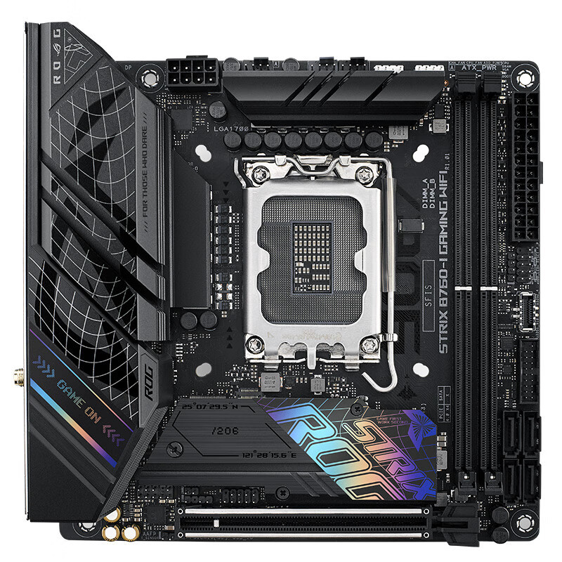 华硕 ROG STRIX B760-I GAMING WIFI D5+英特尔 Intel i5-13600KF+金士顿FURY DDR5 5200 16G 主板套装